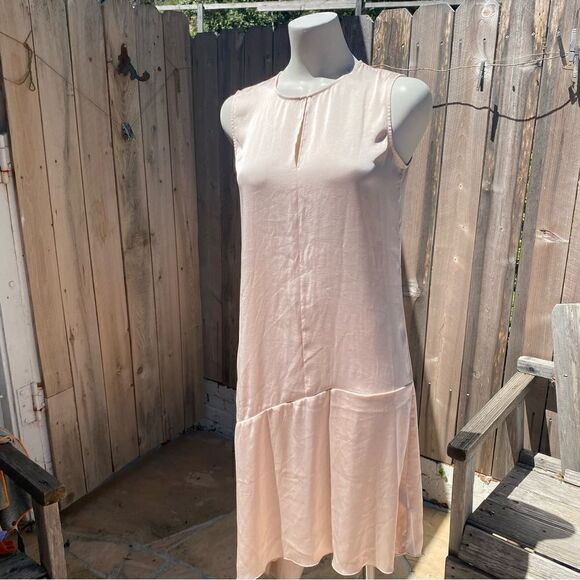 ALLSAINTS Womens Elie Dress Eggshell Pink Size 6 - Picture 6 of 13